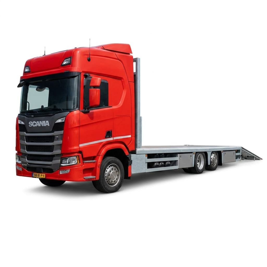 Scania R410 machinetransport vrachtwagen
