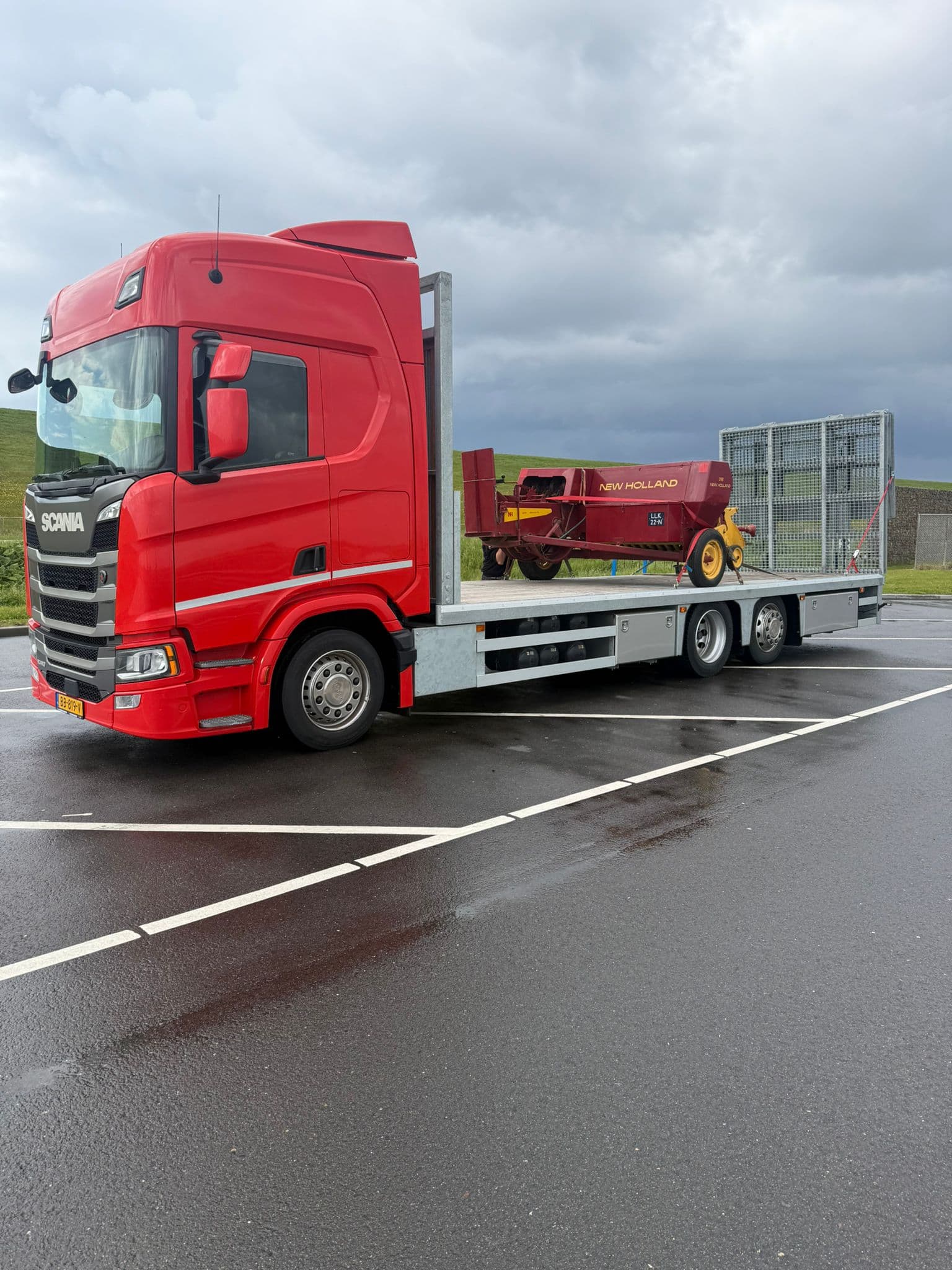 Landbouwmachinetransport